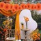 Orange Party Hanging Fans DIY Set - 12pcs Paper Fans with Pinwheels - DIY Paper Craft for Wedding, Birthday, Christmas Party Decoration